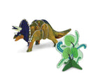 eeBoo Triceratops 3D Glow-in-the-Dark Dinosaur. Available from tenlittle.com