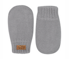 Jan & Jul Knit Mittens in gray size small (thumbless). Available from tenlittle.com