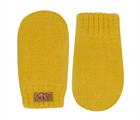 Jan & Jul Knit Mittens in mustard size small (thumbless). Available from tenlittle.com