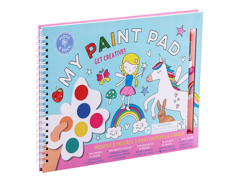 Floss & Rock Painting Pad - Rainbow Fairy. Available from tenlittle.com