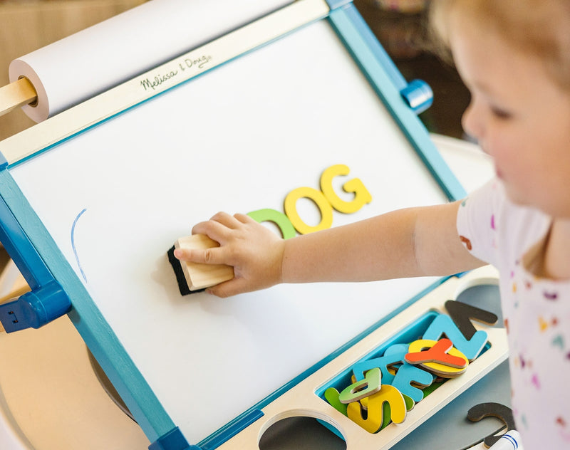 Double-Sided Tabletop Easel - Magnetics Sensory Toy