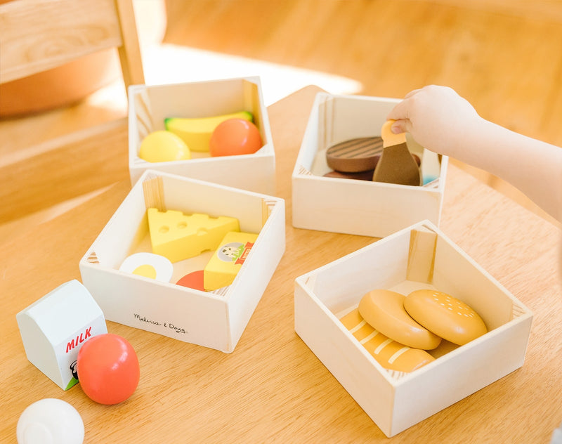 Food Groups Toy  Wooden Food Set