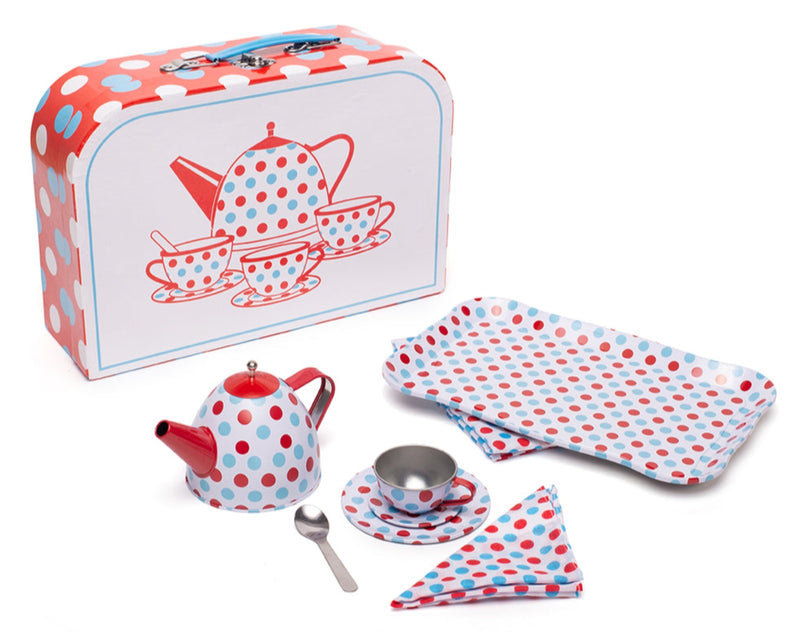 Bigjigs Tin Tea Set. Available from www.tenlittle.com.