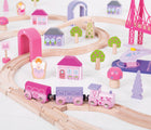 Bigjigs Fairy Town Train Set close up. Available from www.tenlittle.com.