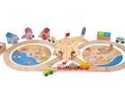 Bigjigs Coastal Clean Up Train Set. Available from www.tenlittle.com.