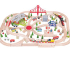 Bigjigs Wooden Train Set. Available from www.tenlittle.com.