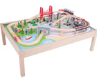 Bigjigs City Train Set & Table. Available from www.tenlittle.com.