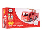 Bigjigs Fire Engine packaging. Available from www.tenlittle.com.